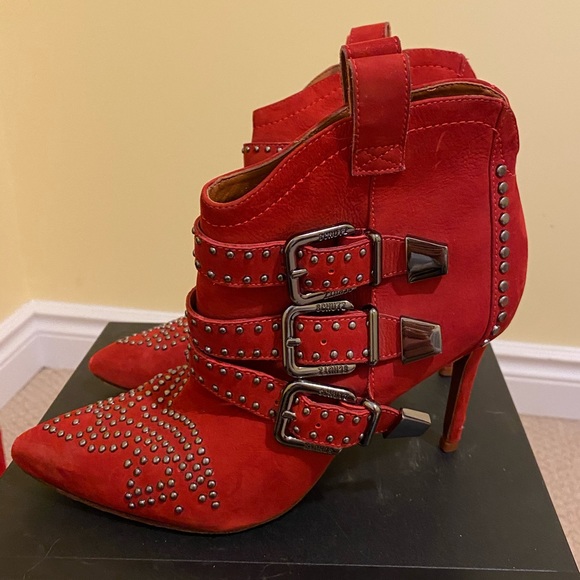 SCHUTZ Shoes - Schutz red booties